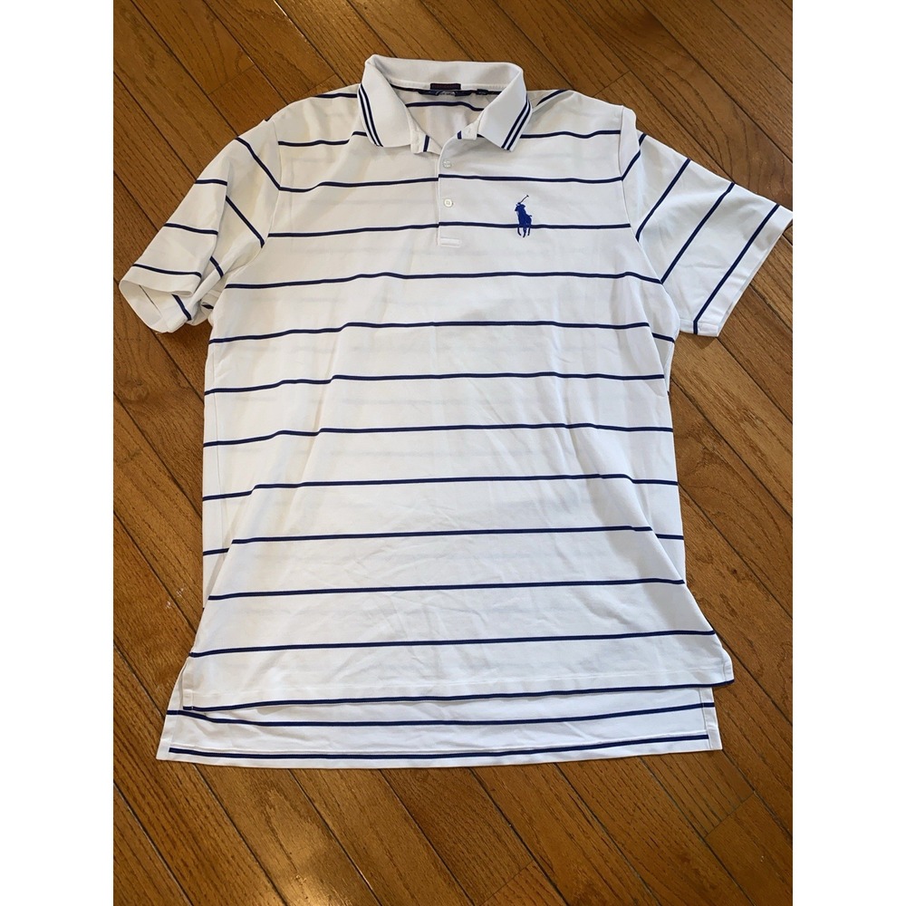 Ralph Lauren Polo Golf Performance Big Pony Kapalua Polo Shirt Striped XXL
